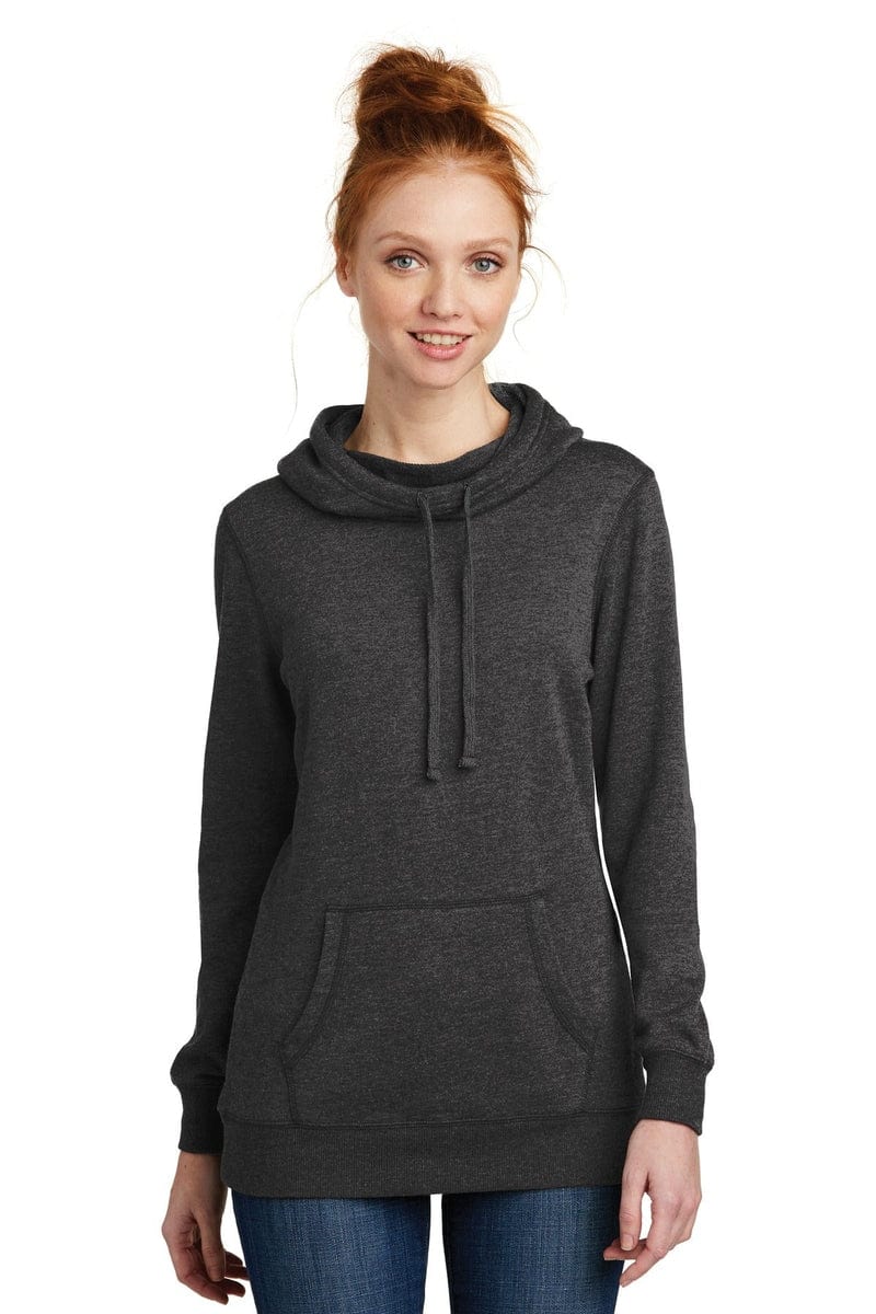 District DM493 Women's Lightweight Fleece Hoodie in 
