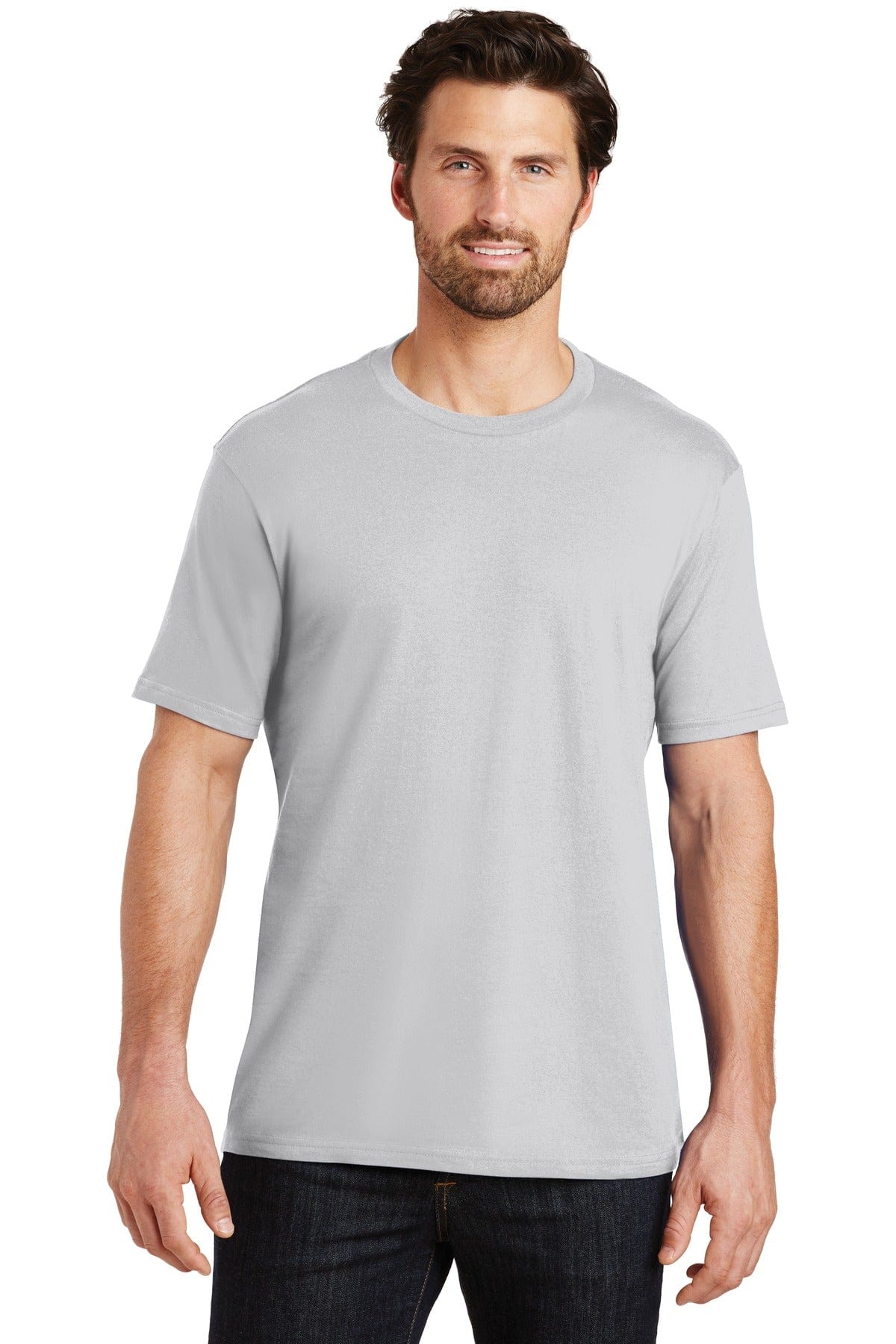 District DT104 Perfect Weight Tee in Silver
