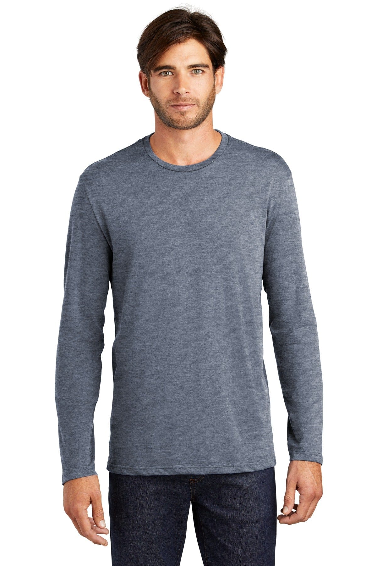 District DT105 Perfect Weight Long Sleeve Tee in 