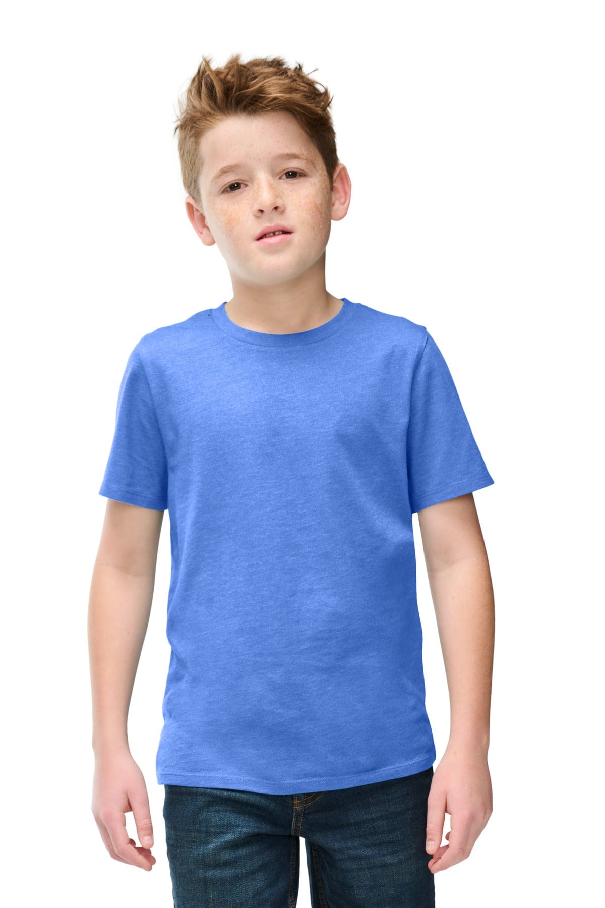 District DT108Y Youth Perfect Blend CVC Tee in 