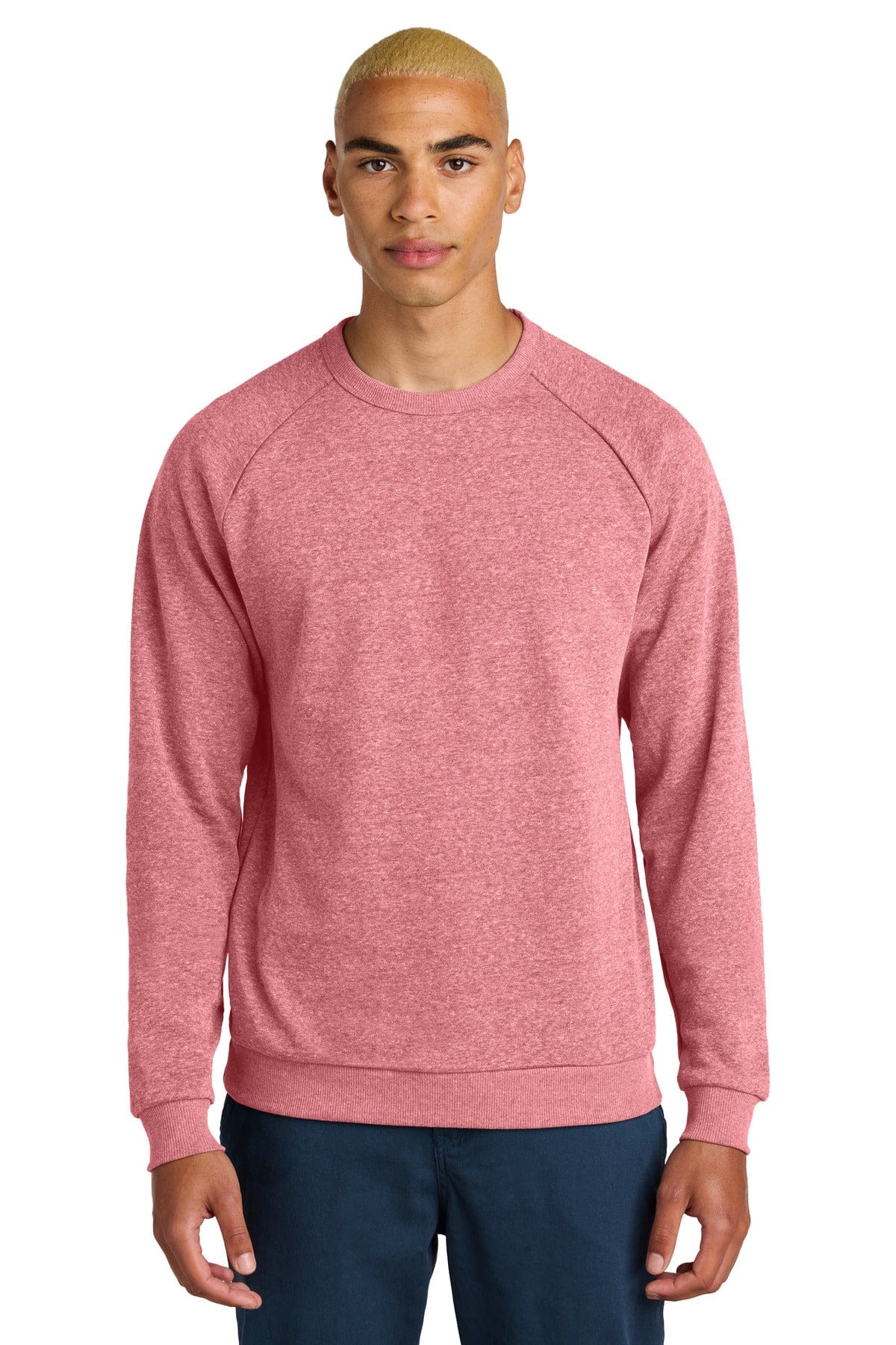 District DT1304 Perfect Tri Fleece Crewneck Sweatshirt in 