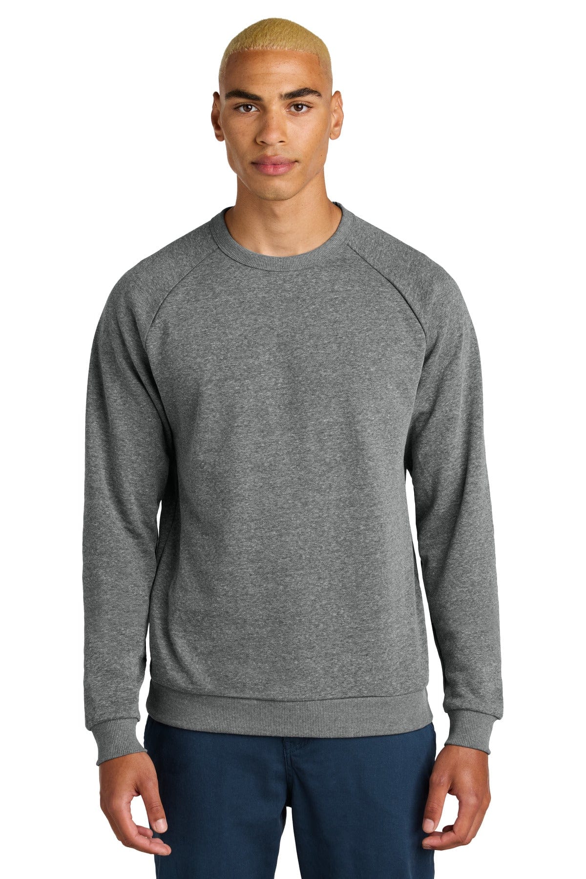 District DT1304 Perfect Tri Fleece Crewneck Sweatshirt in 