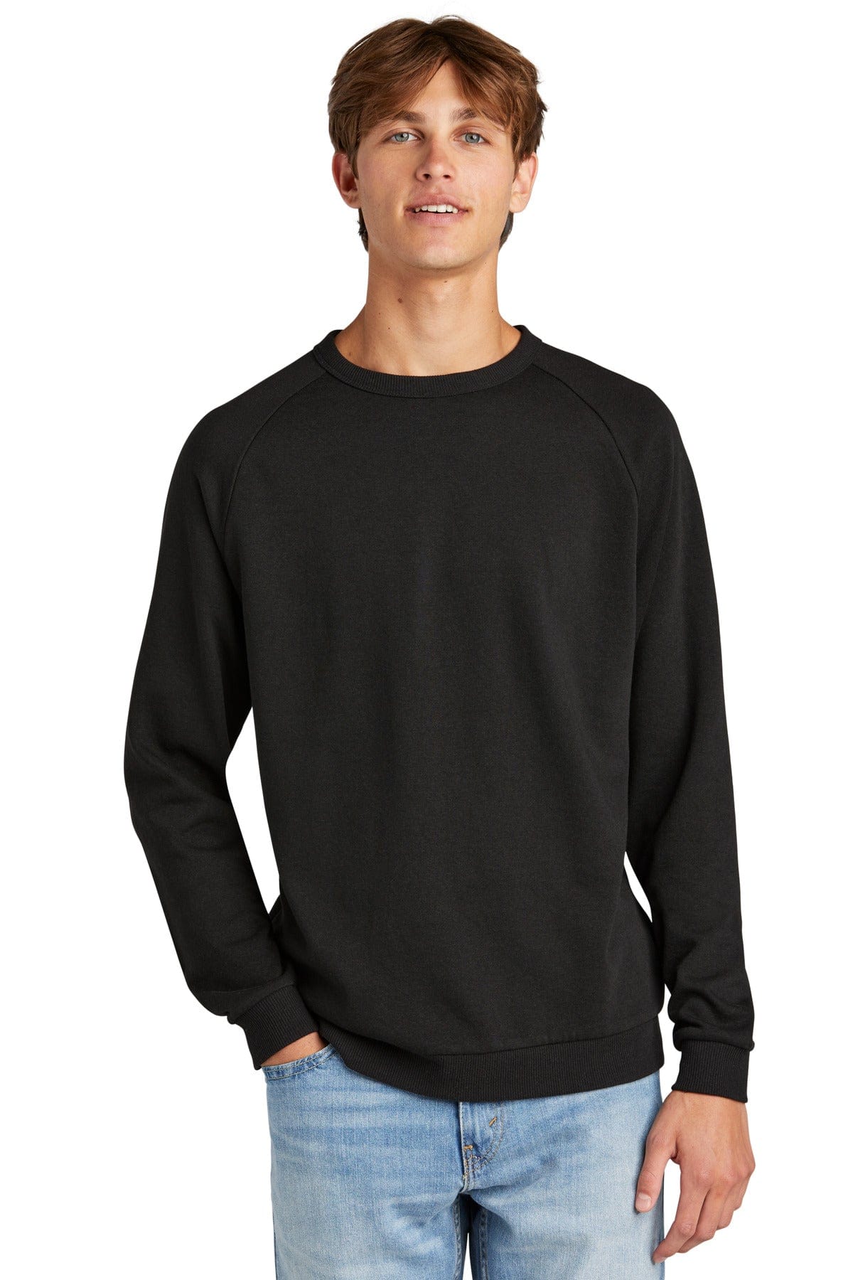 District DT1304 Perfect Tri Fleece Crewneck Sweatshirt in 