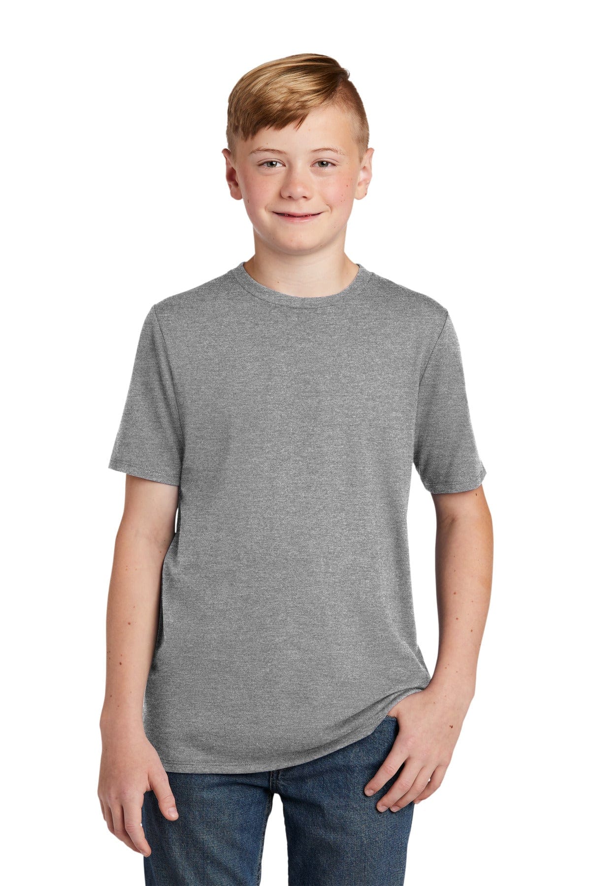 District DT130Y Youth Perfect Tri Tee in 