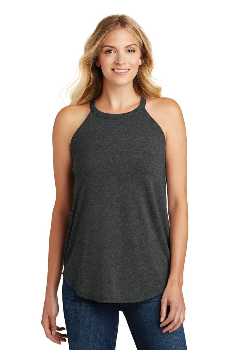 District DT137L Women's Perfect Tri Rocker Tank in 