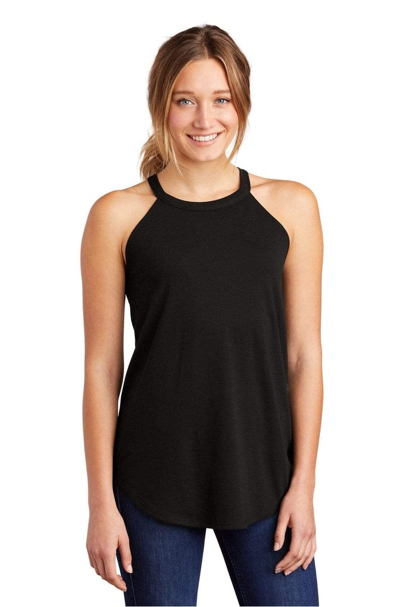 District DT137L Women's Perfect Tri Rocker Tank in 