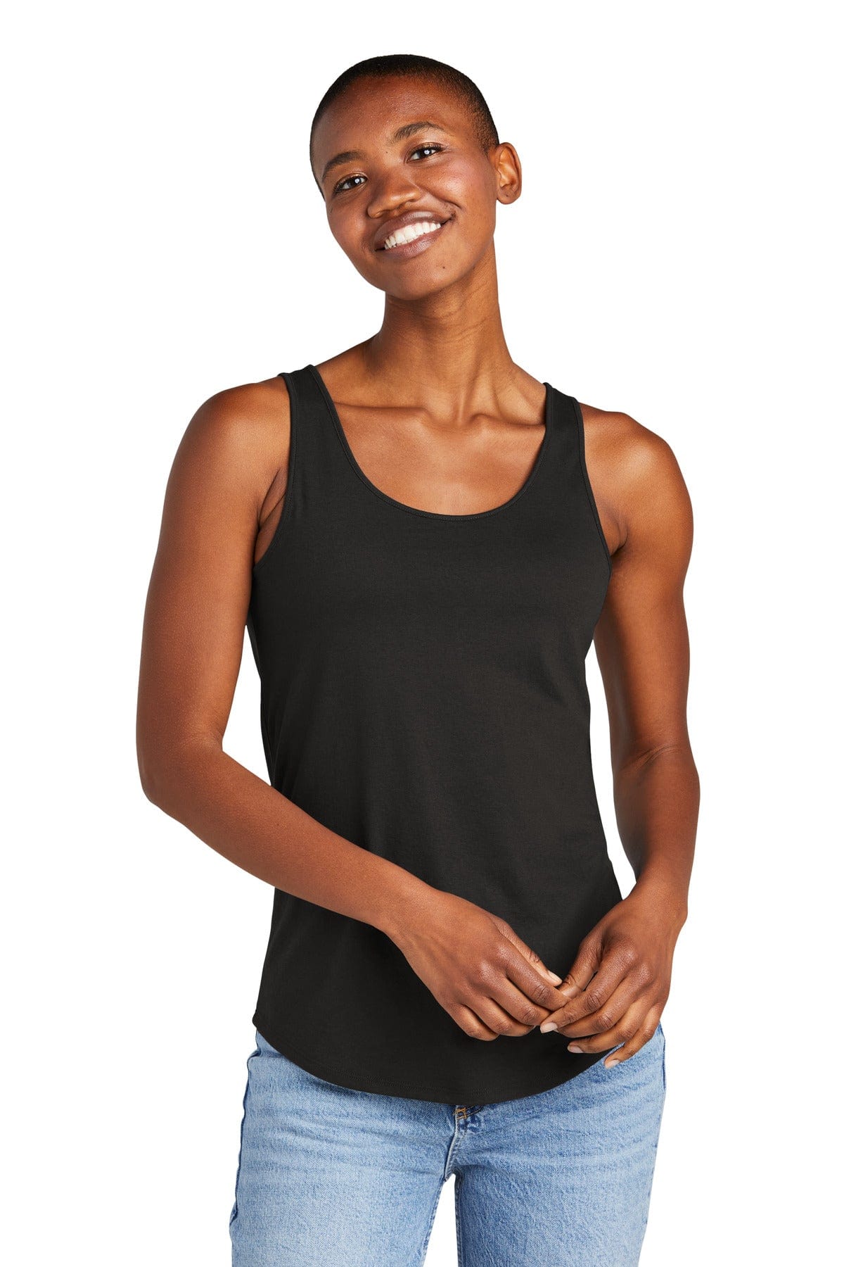 District DT151 Women's Perfect Tri Relaxed Tank in 