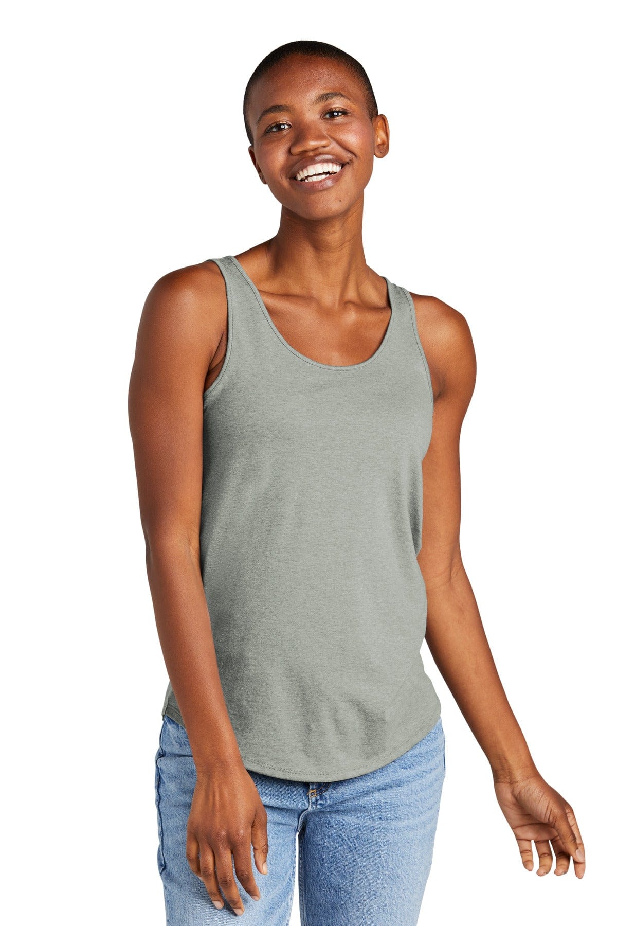 District DT151 Women's Perfect Tri Relaxed Tank in 