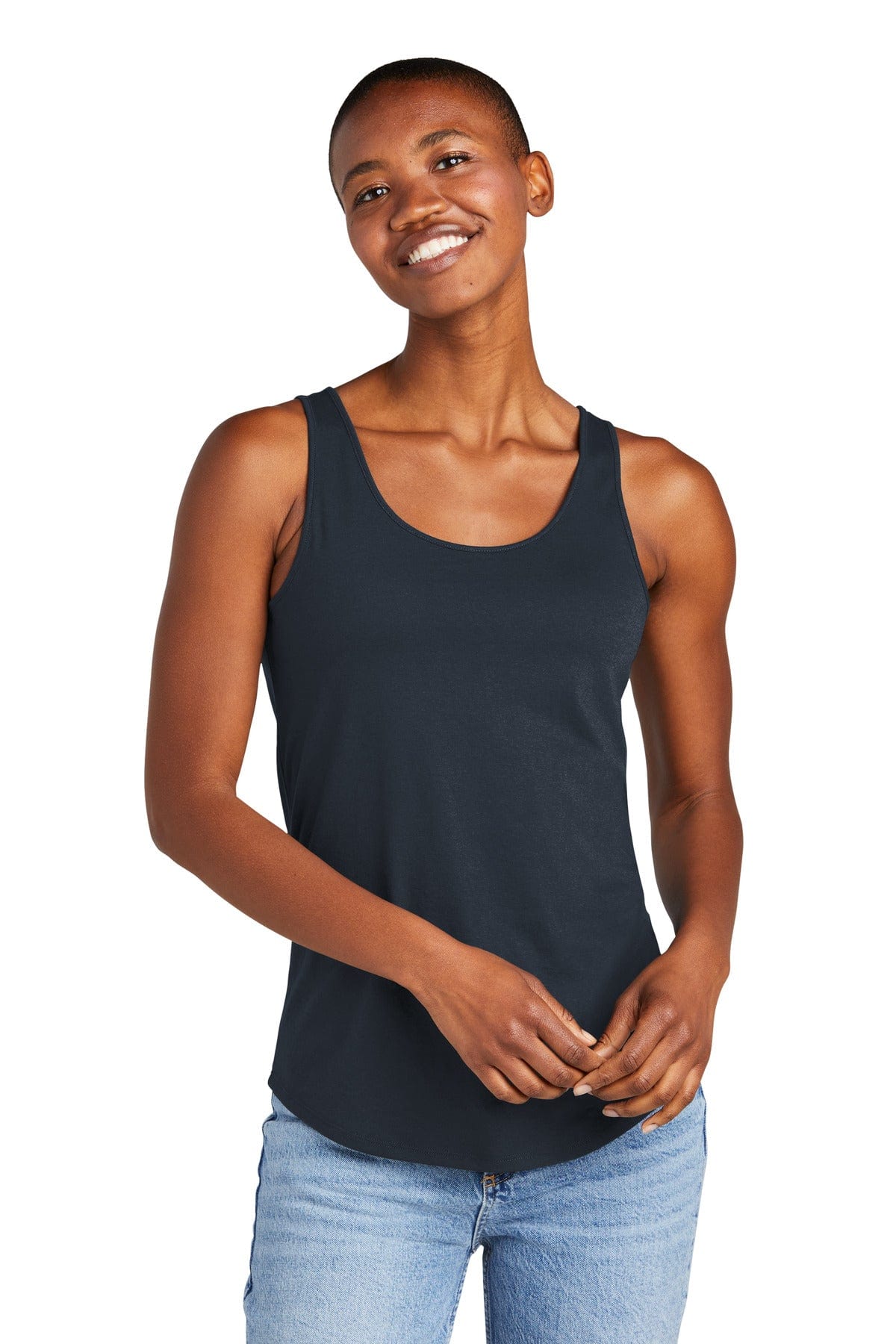District DT151 Women's Perfect Tri Relaxed Tank in 