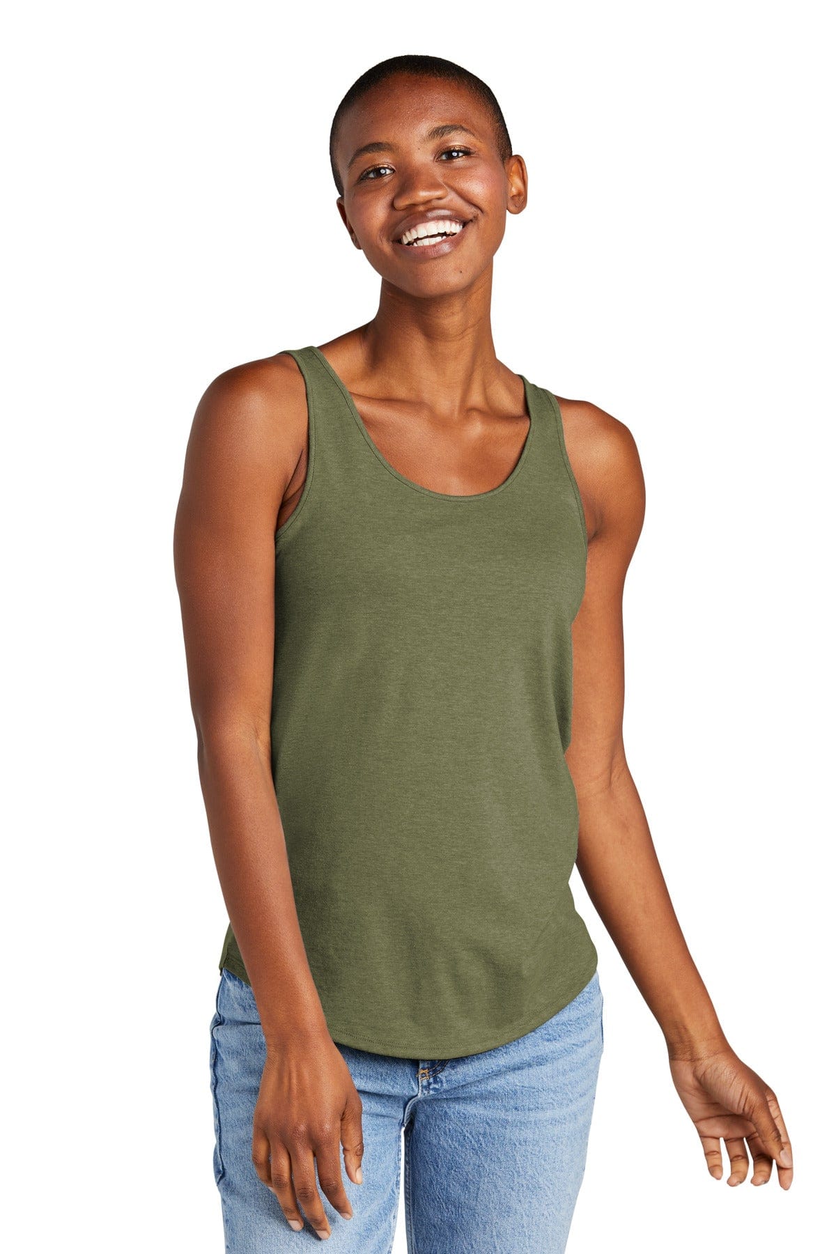 District DT151 Women's Perfect Tri Relaxed Tank in 