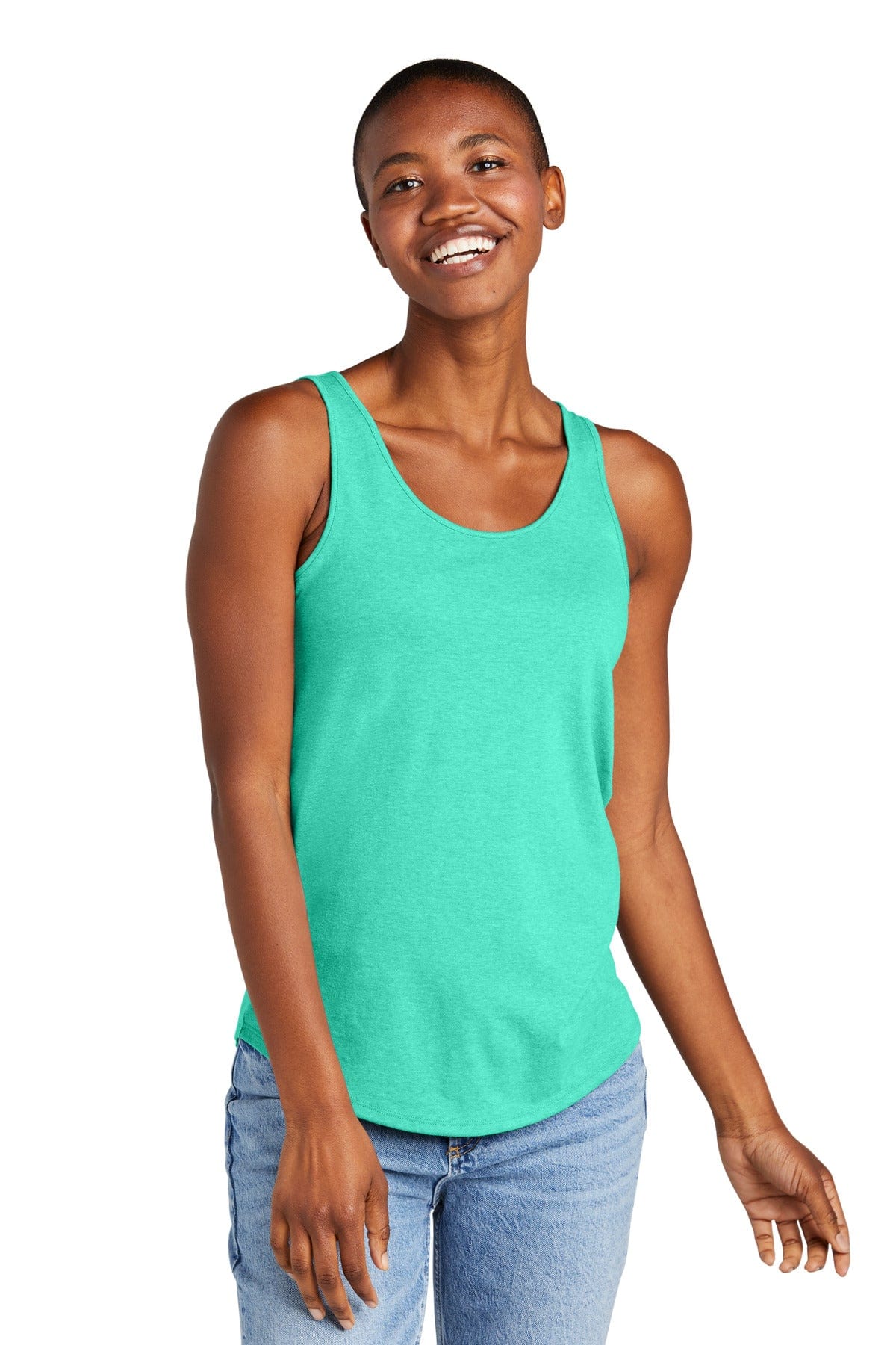 District DT151 Women's Perfect Tri Relaxed Tank in 