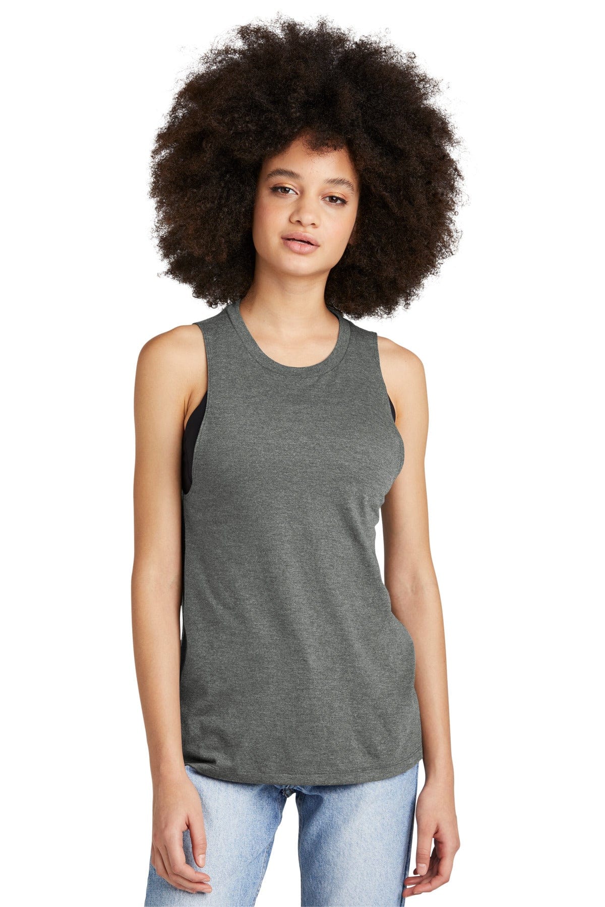 District DT153 Women's Perfect Tri Muscle Tank in 