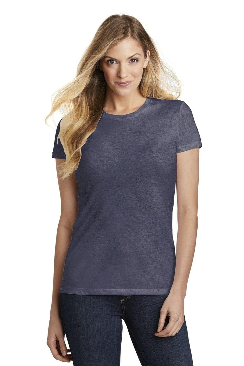District DT155 Women's Fitted Perfect Tri Tee in 