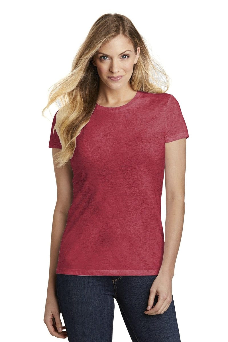 District DT155 Women's Fitted Perfect Tri Tee in 