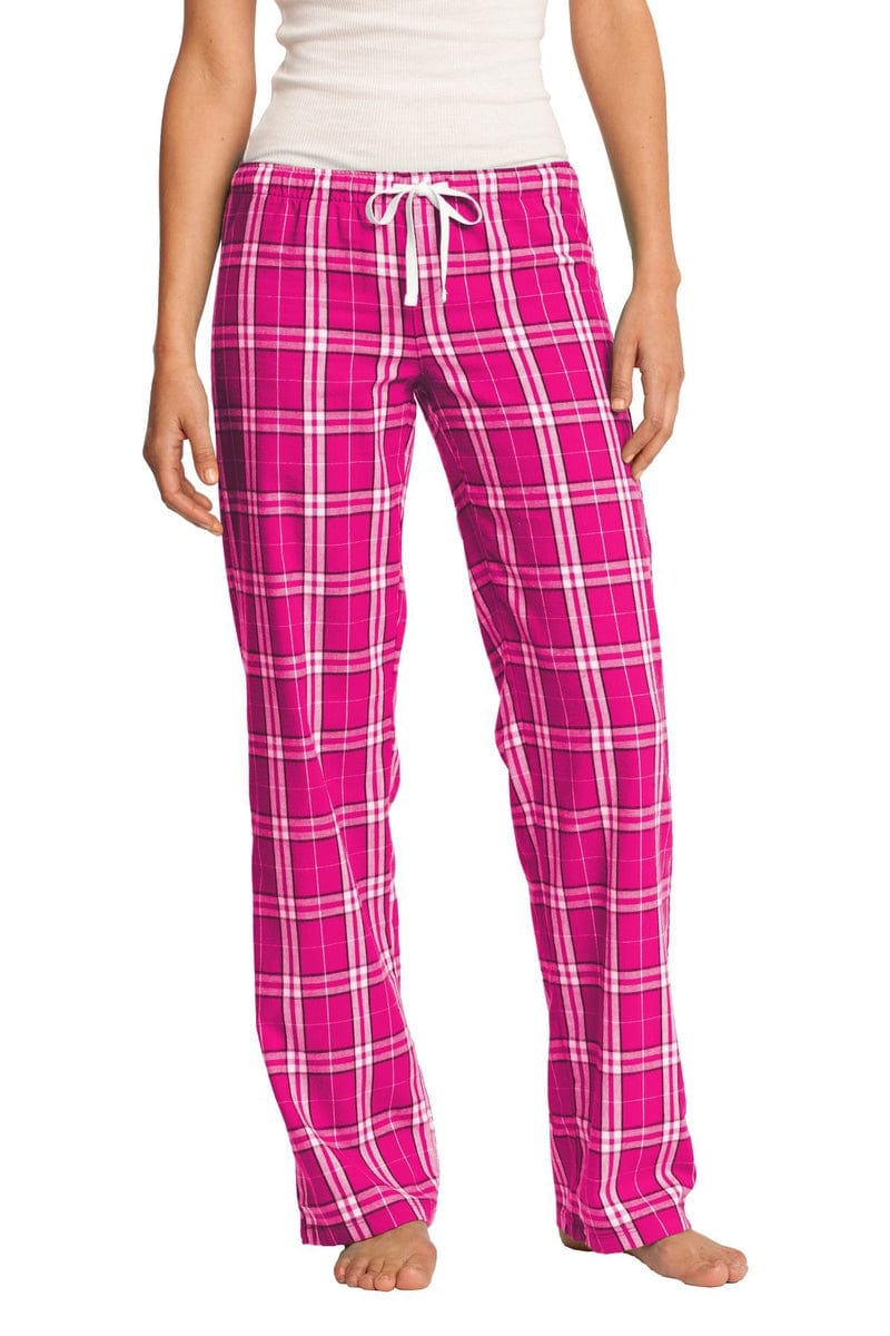 District DT2800 Women's Flannel Plaid Pant in 