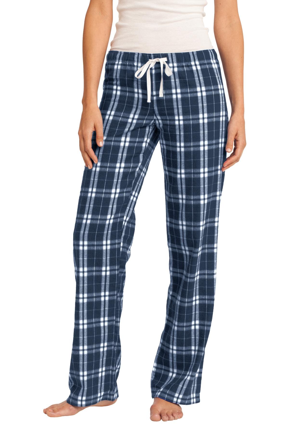 District DT2800 Women's Flannel Plaid Pant in 