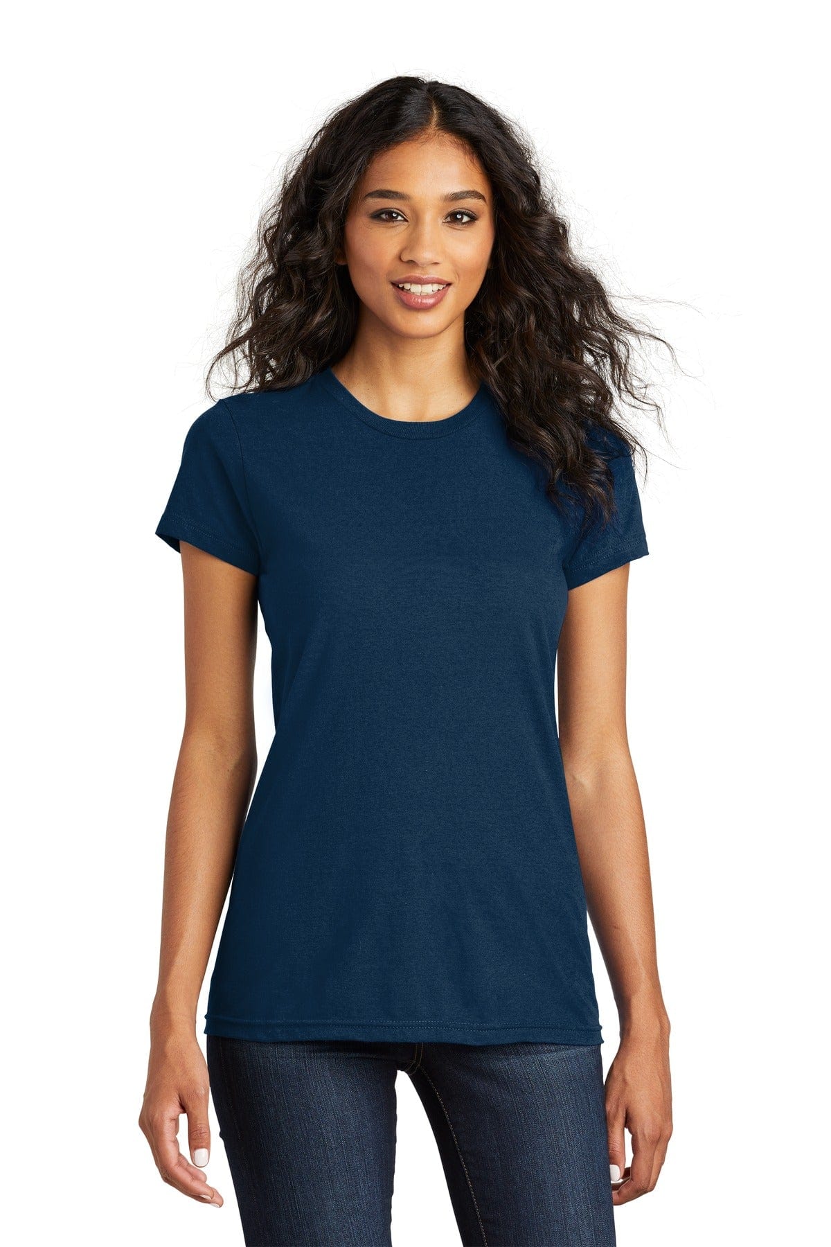 District DT5001 Women's Fitted The Concert Tee in 