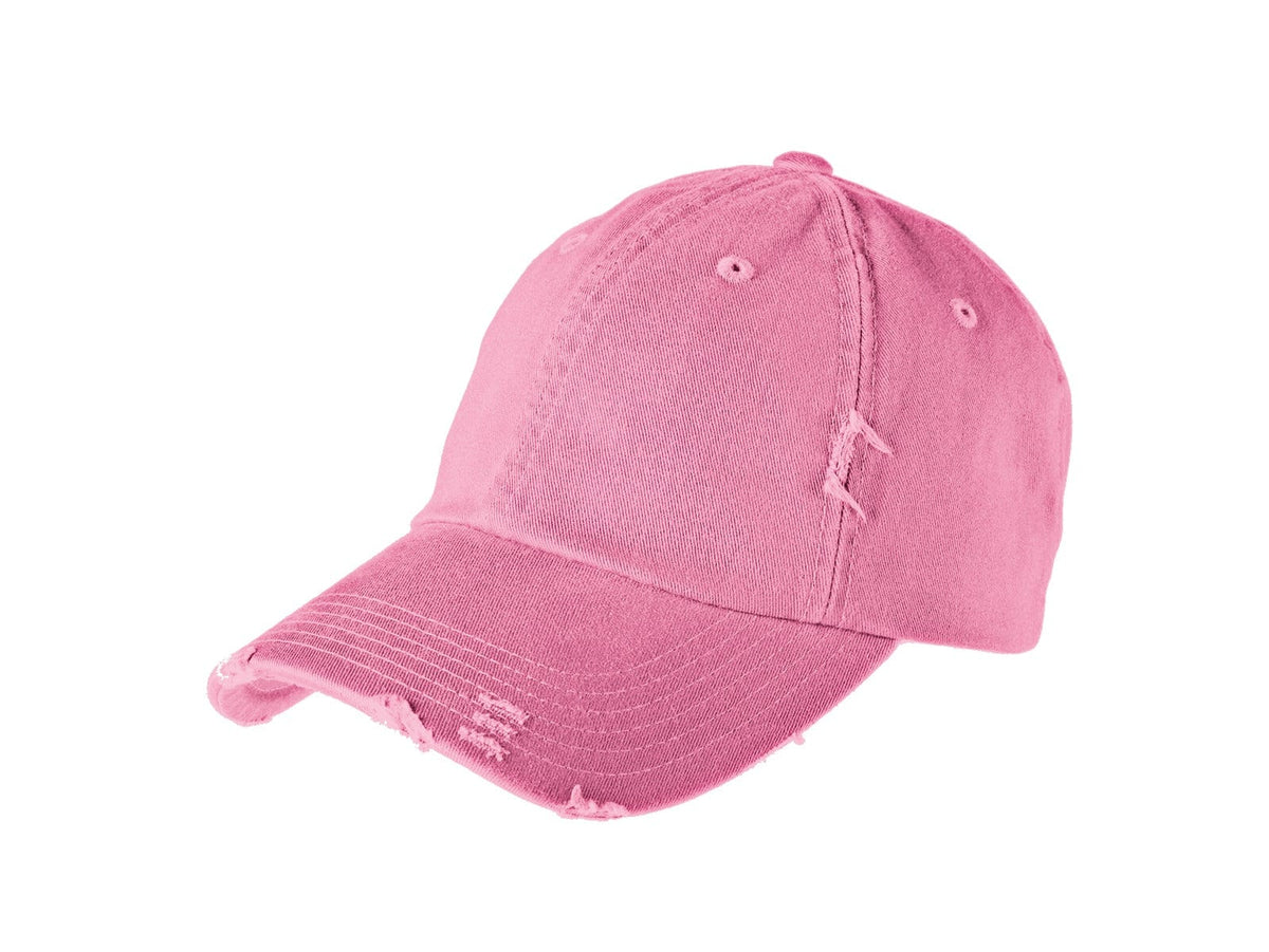 District DT600 Distressed Cap in True Pink