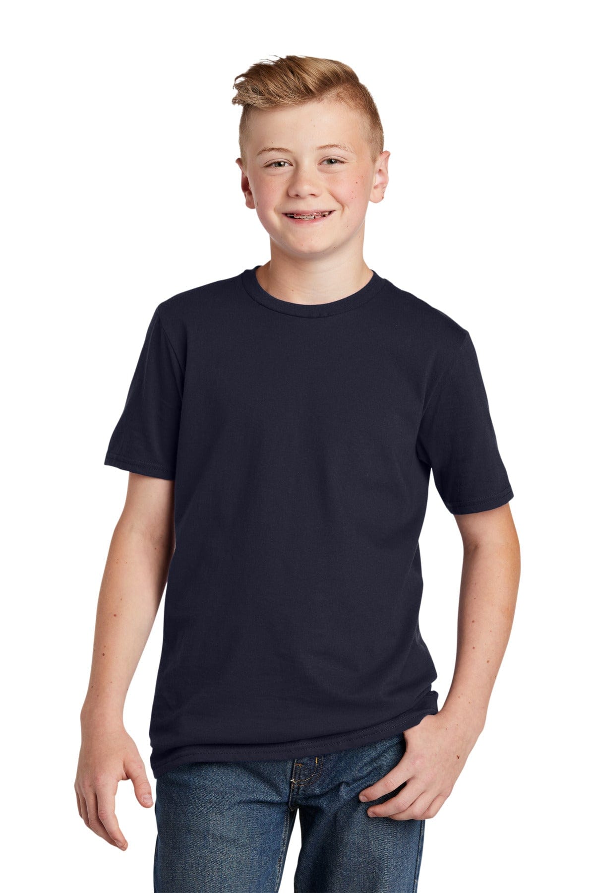 District DT6000Y Youth Very Important Tee in New Navy