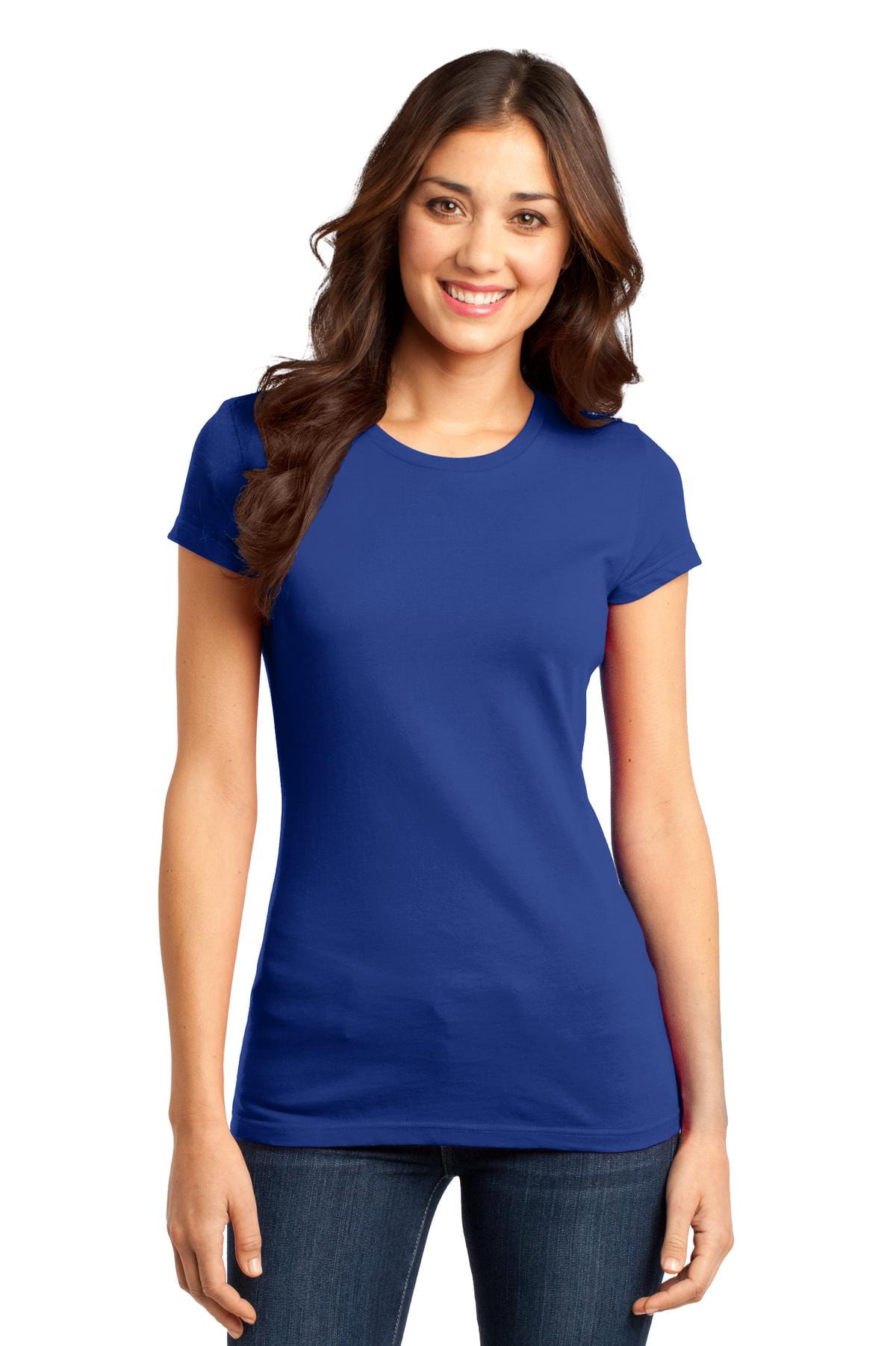 District DT6001 Women's Fitted Very Important Tee in 