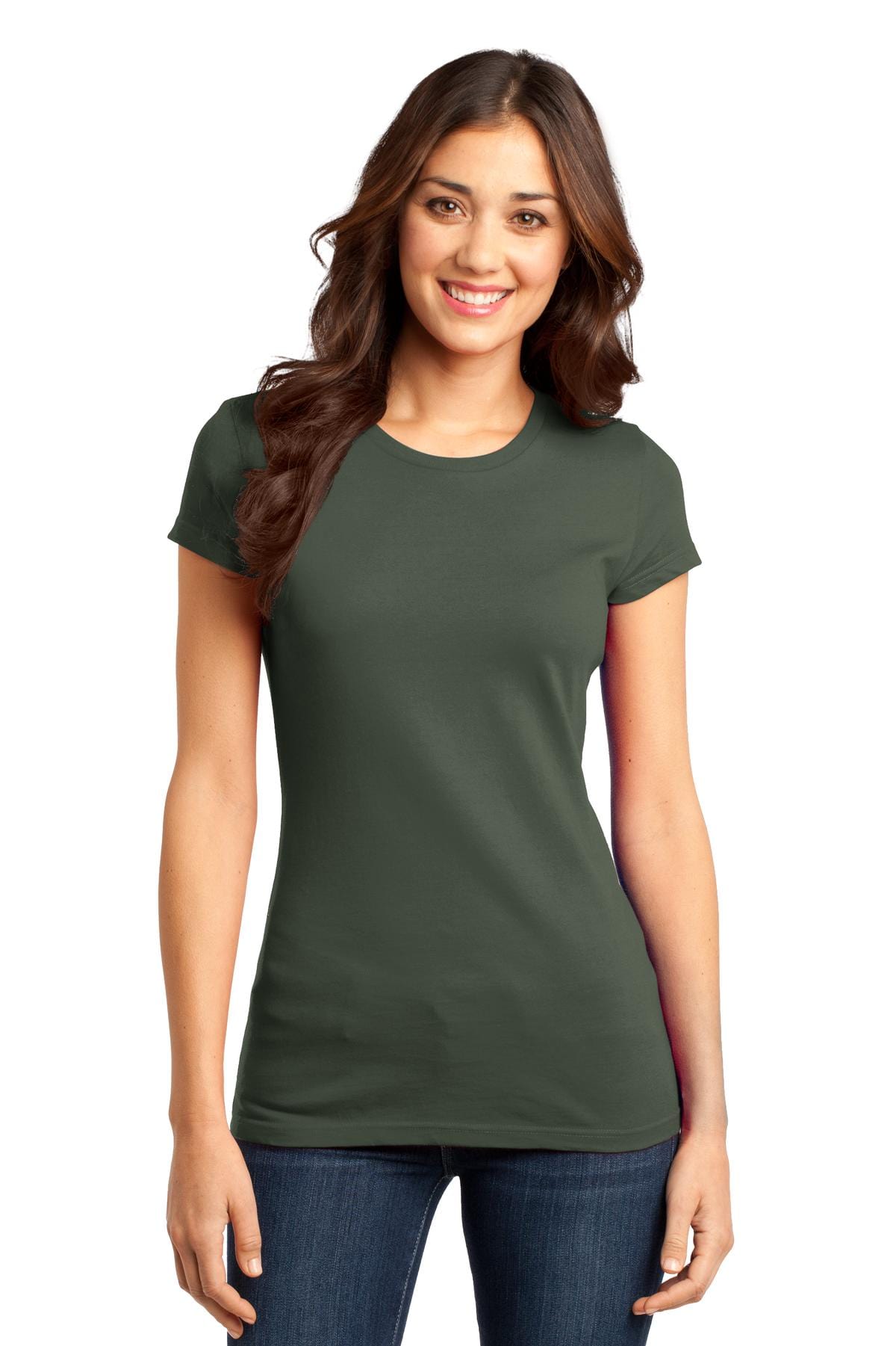 District DT6001 Women's Fitted Very Important Tee in 