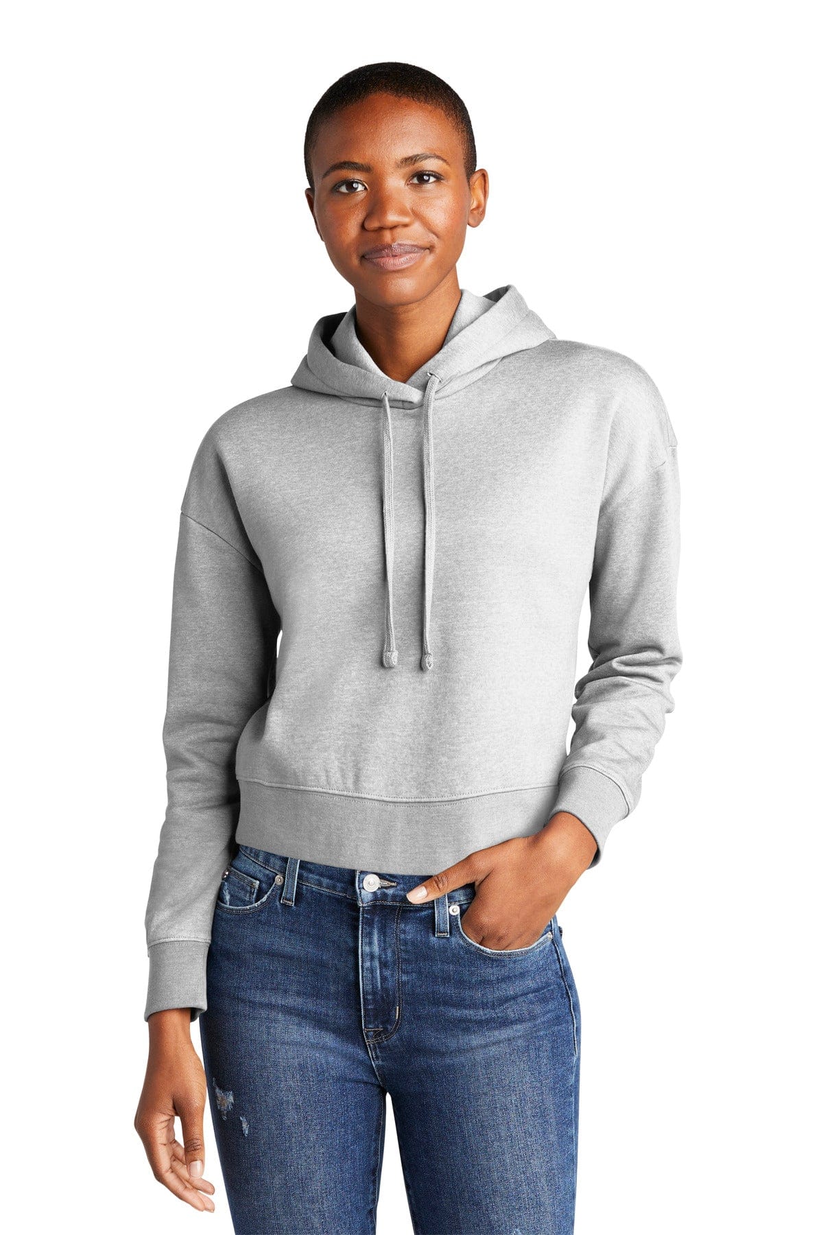District DT6101 Women's V.I.T. Fleece Hoodie in 