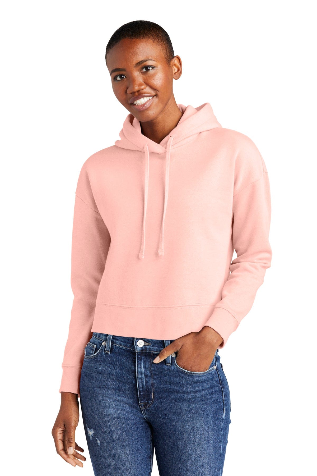 District DT6101 Women's V.I.T. Fleece Hoodie in 