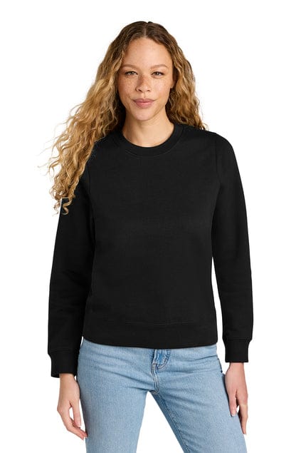 District DT6105 Women's V.I.T.Fleece Crew in Black