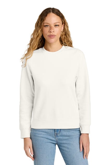 District DT6105 Women's V.I.T.Fleece Crew in Gardenia
