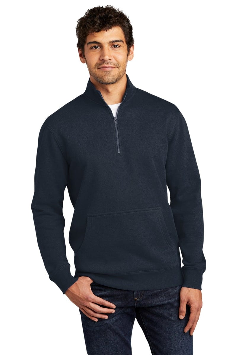 District DT6106 V.I.T. Fleece 1/4-Zip in 