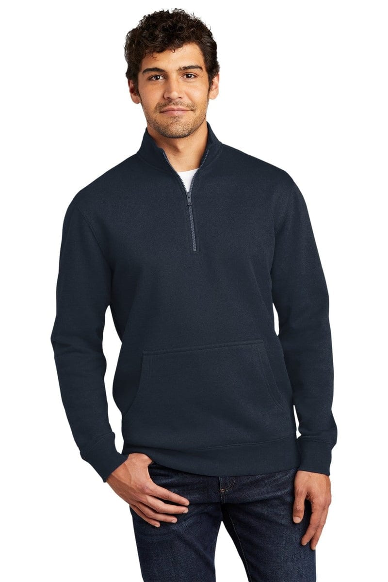 District DT6106 V.I.T. Fleece 1/4-Zip in 