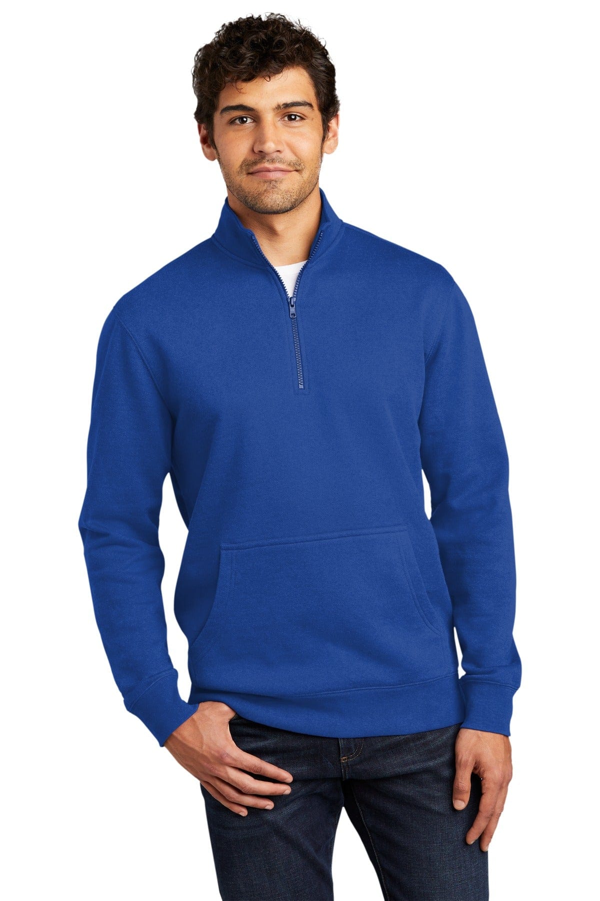 District DT6106 V.I.T. Fleece 1/4-Zip in 