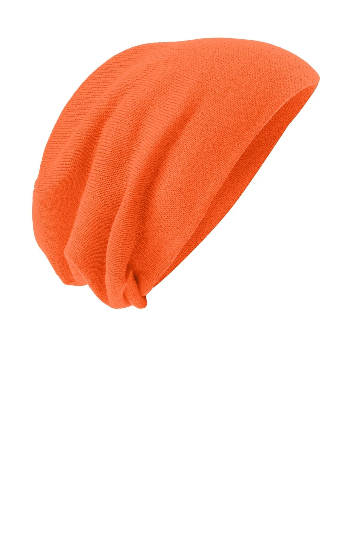 District DT618 Slouch Beanie in Neon Orange