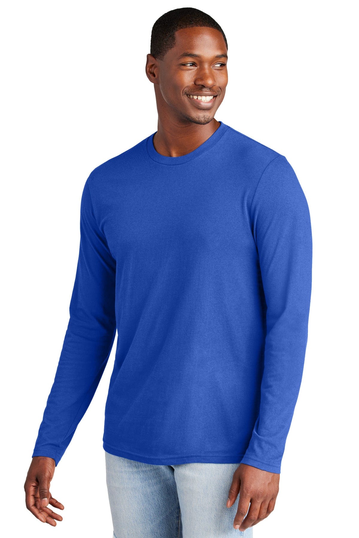 District DT6200 Very Important Tee, Long Sleeve in Deep Royal