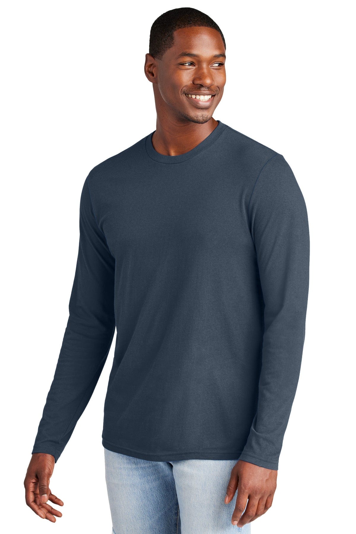 District DT6200 Very Important Tee, Long Sleeve in New Navy