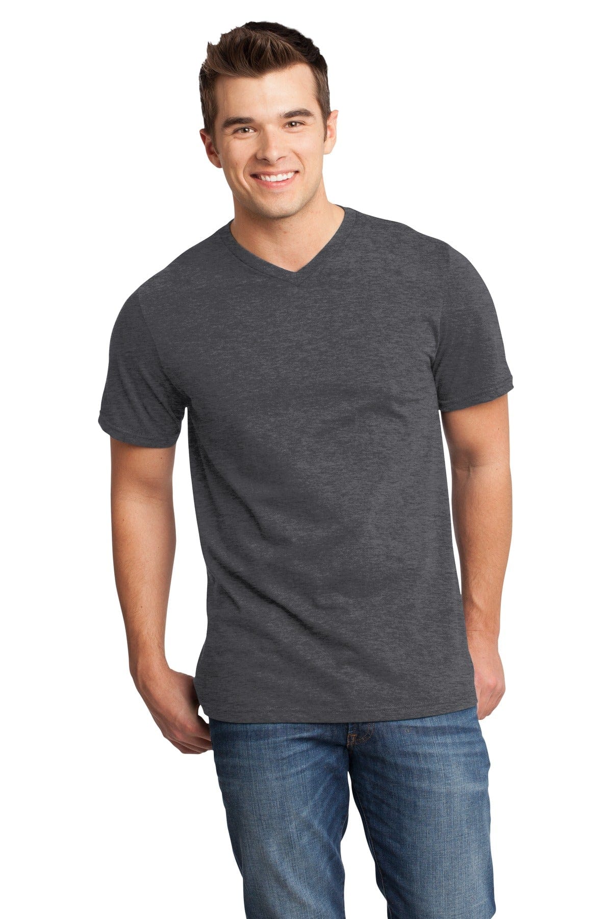District DT6500 Very Important Tee V-Neck in 