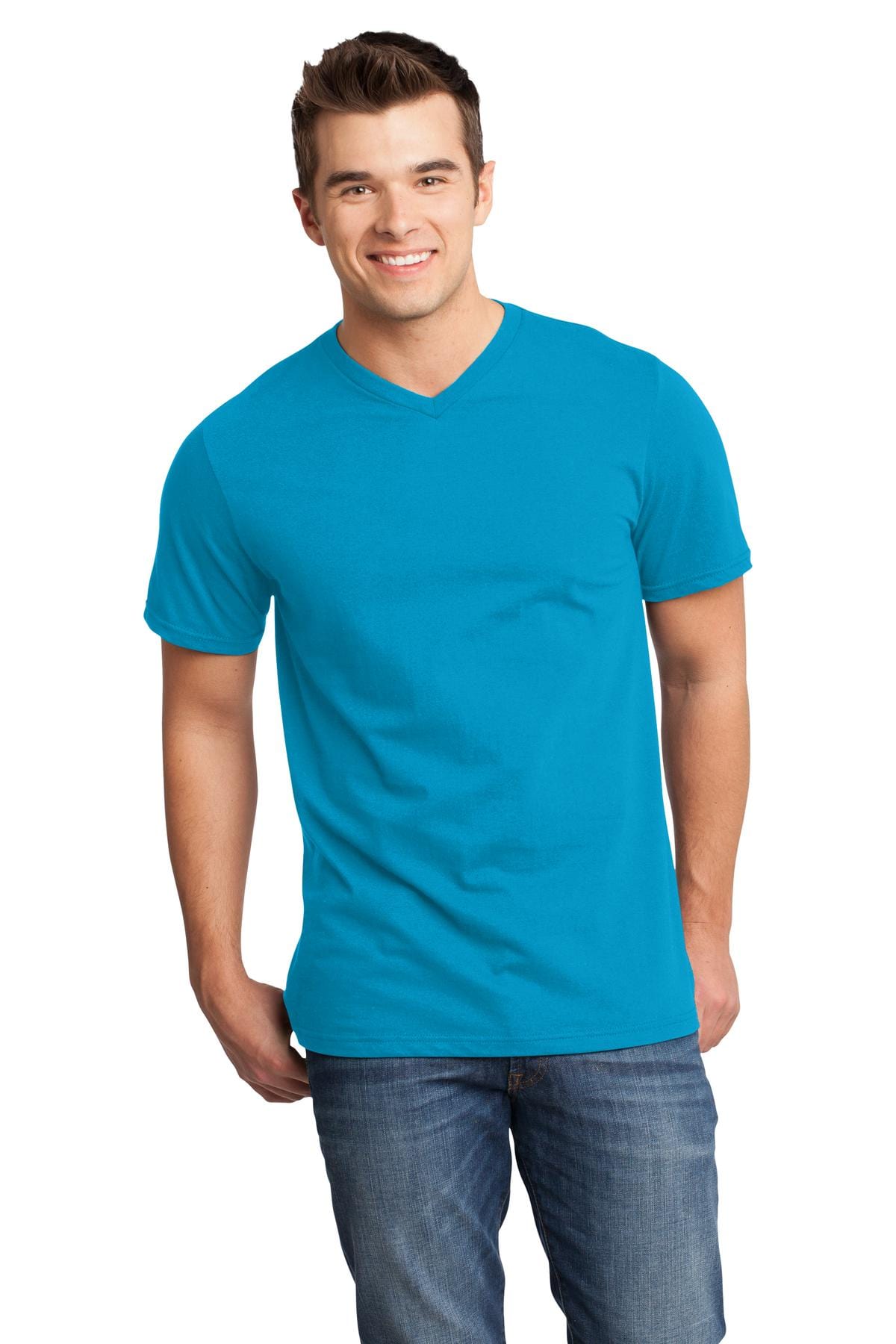 District DT6500 Very Important Tee, V-Neck in 