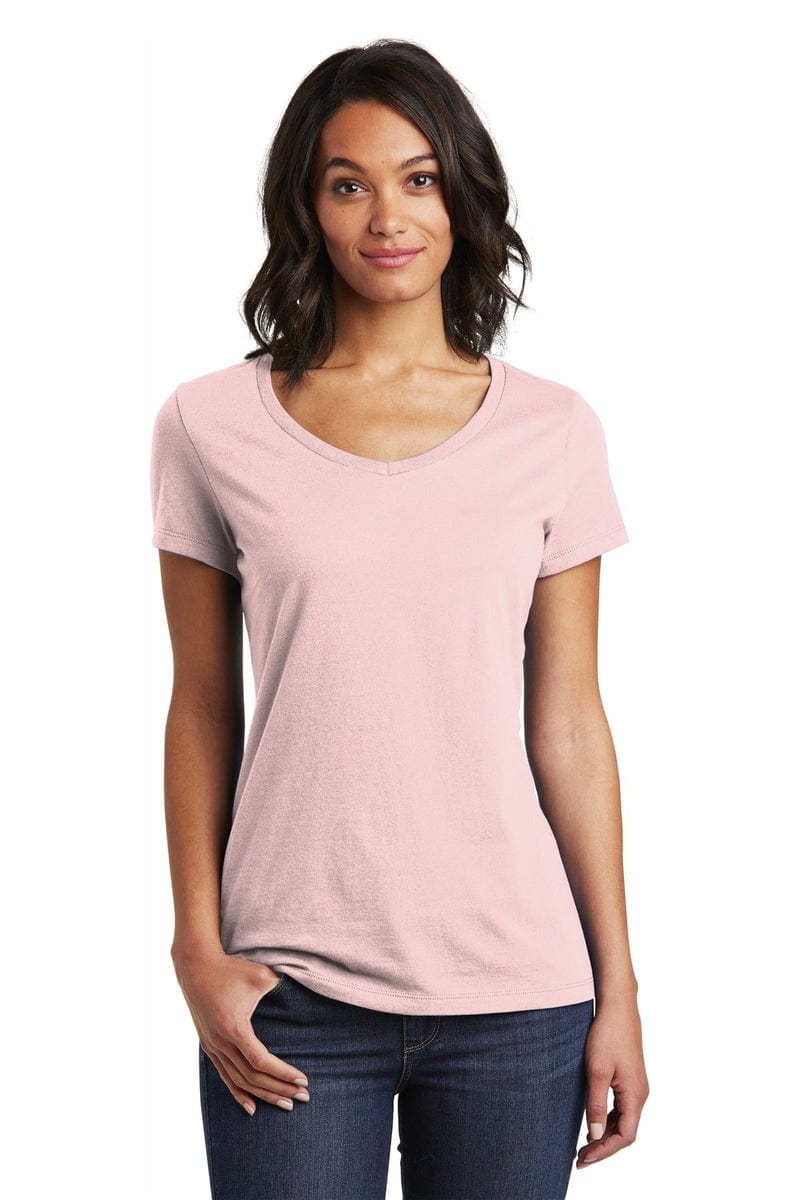 District DT6503 Women's Very Important Tee V-Neck in 