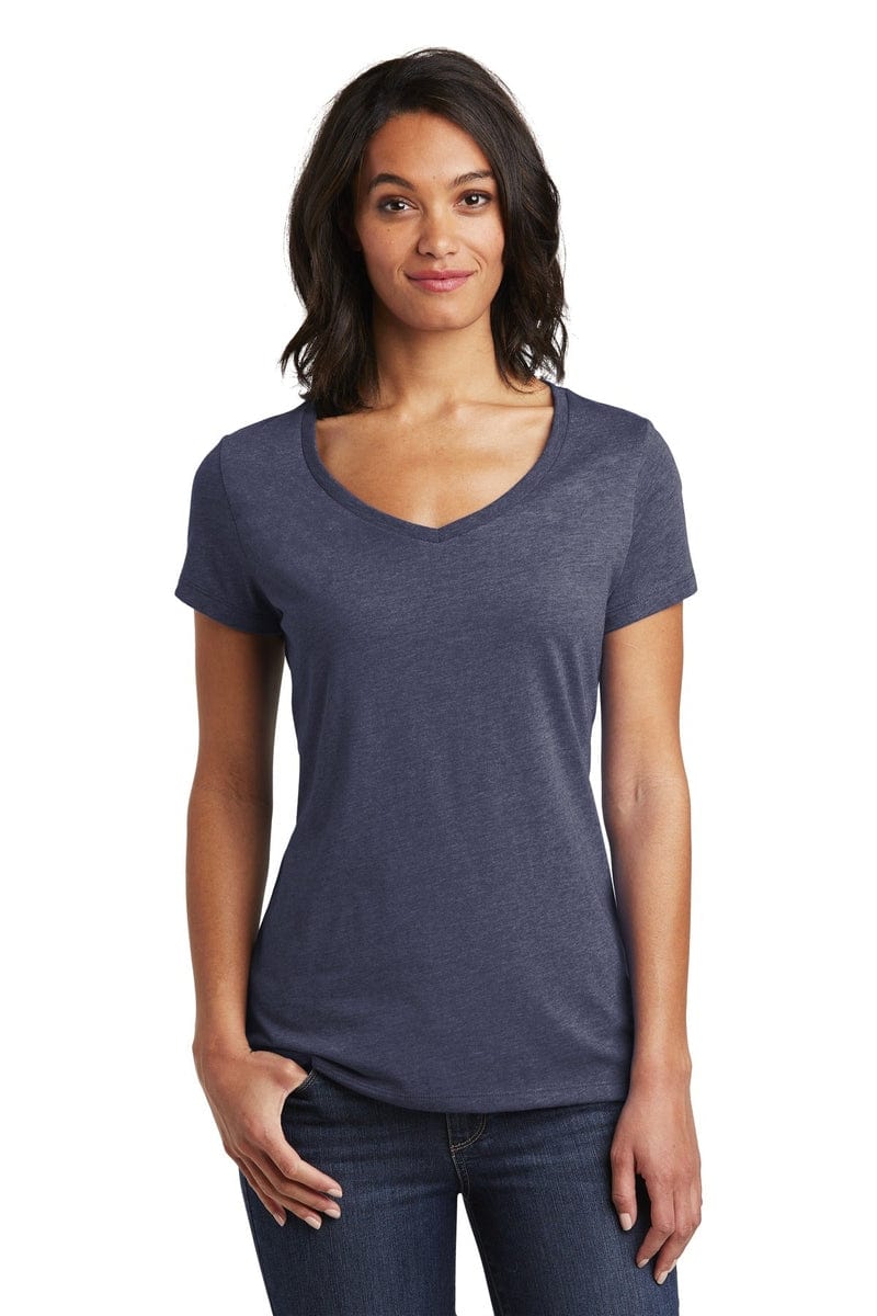 District DT6503 Women's Very Important Tee V-Neck. in 