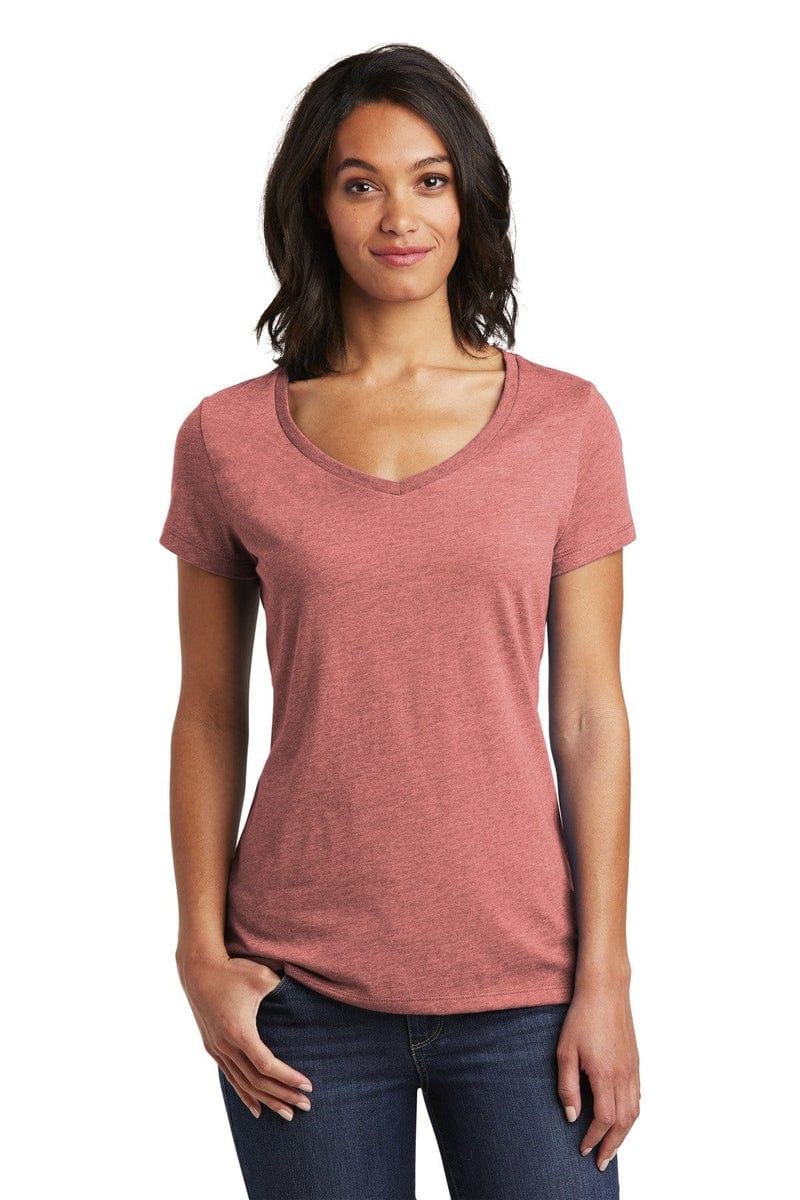 District DT6503 Women's Very Important Tee V-Neck. in 