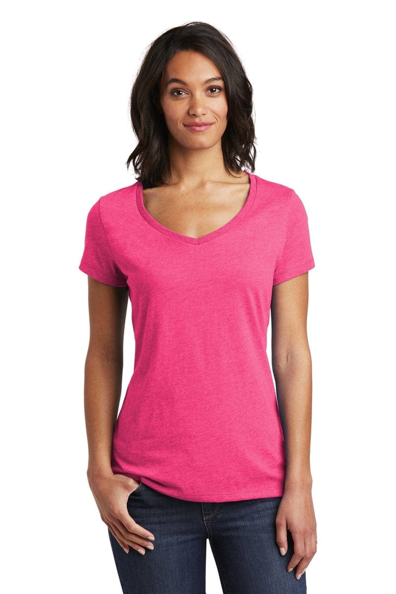 District DT6503 Women's Very Important Tee V-Neck. in 