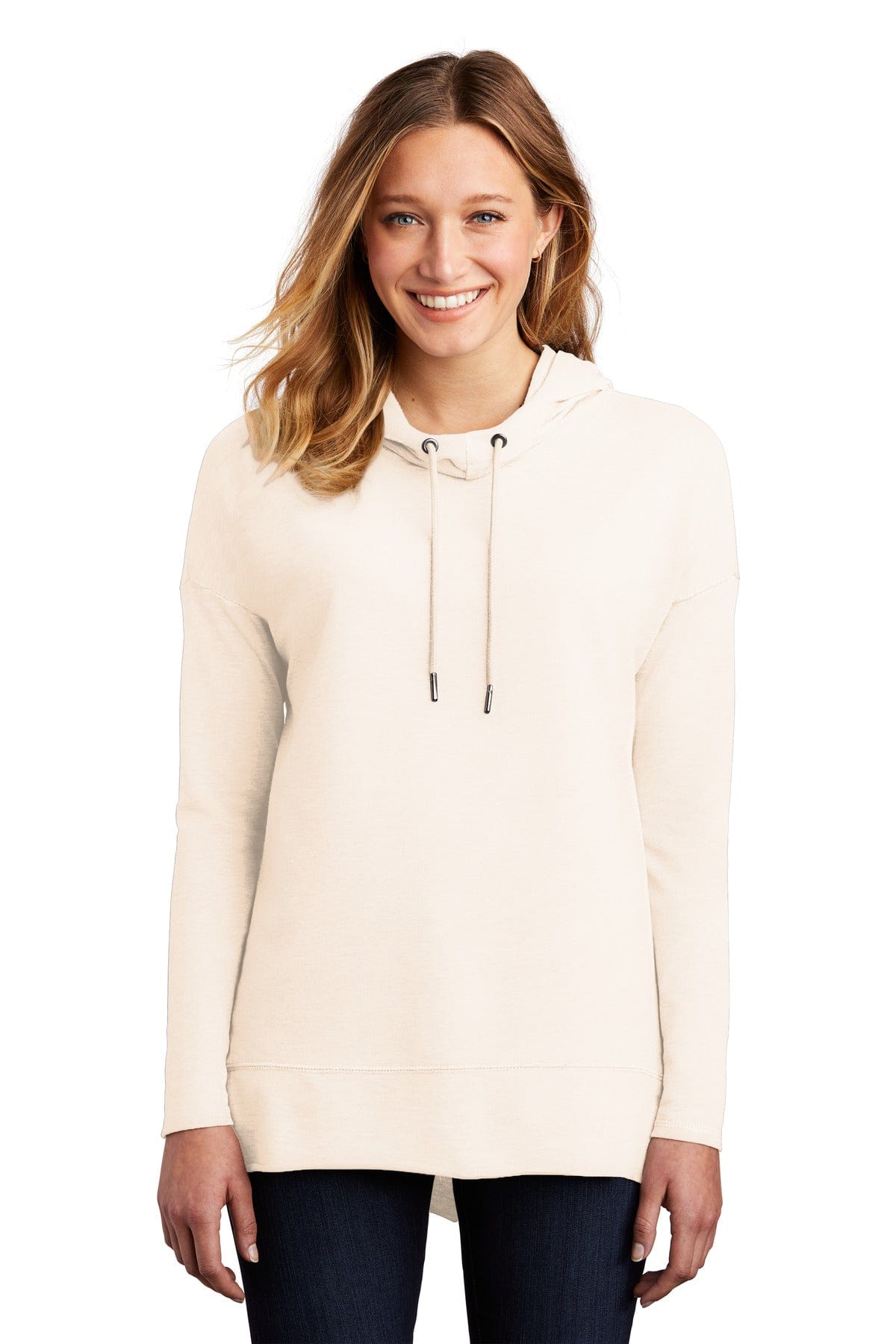 District DT671 Women's Featherweight French Terry Hoodie in 