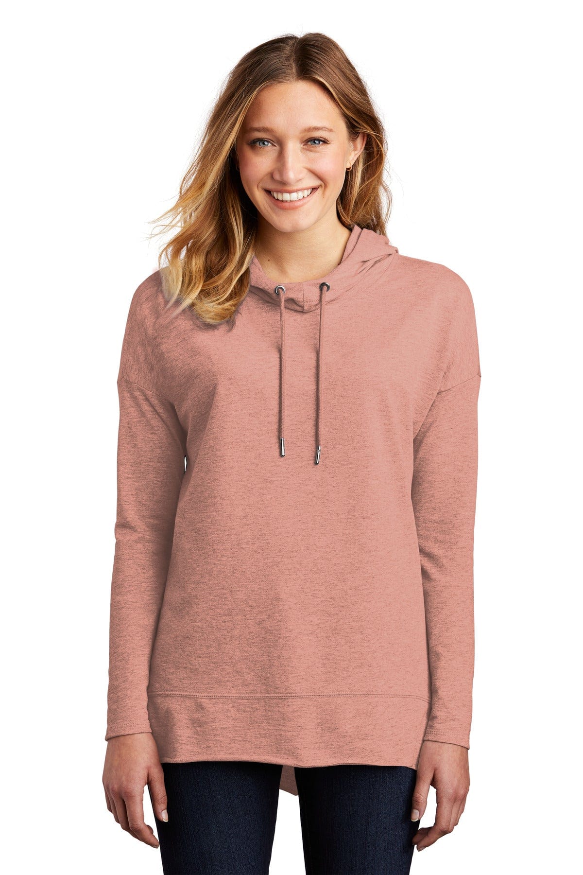 District DT671 Women's Featherweight French Terry Hoodie in 
