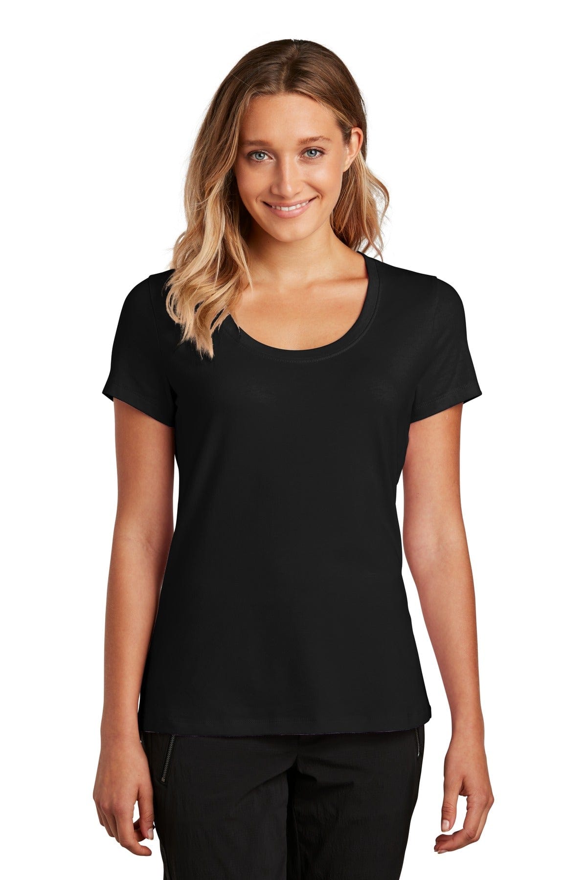 District DT7501 Women's Flex Scoop Neck Tee in 
