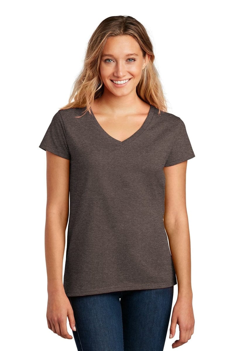 District DT8001 Women's Re-Tee V-Neck in 