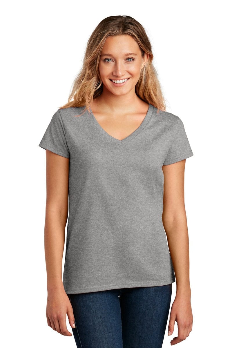 District DT8001 Women's Re-Tee V-Neck in 