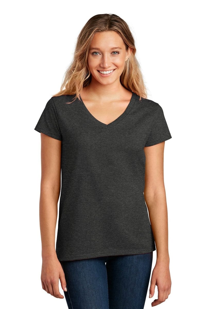 District DT8001 Women's Re-Tee V-Neck in 
