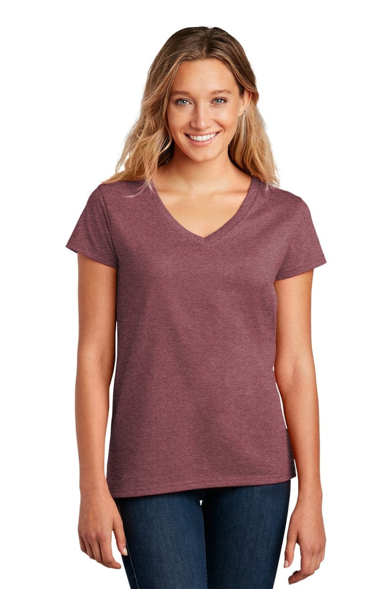 District DT8001 Women's Re-Tee V-Neck in 