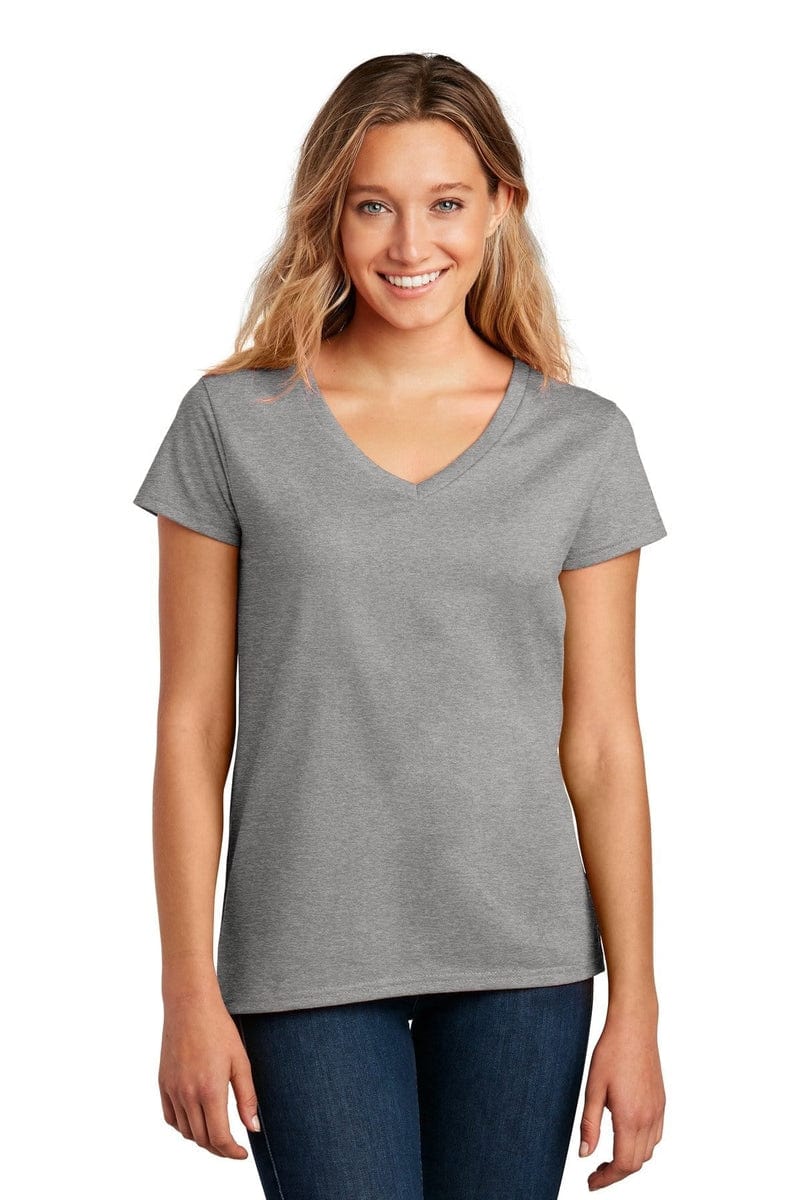 District DT8001 Women's Re-Tee V-Neck in 