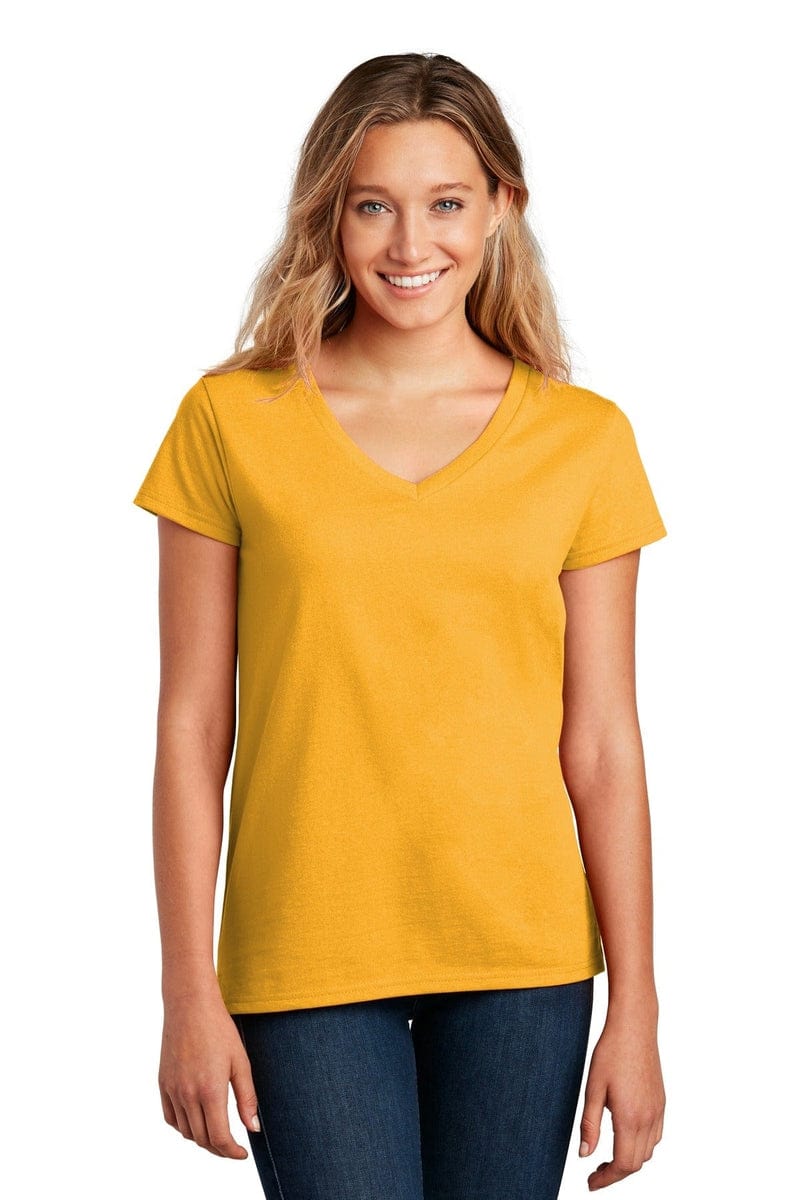 District DT8001 Women's Re-Tee V-Neck in 